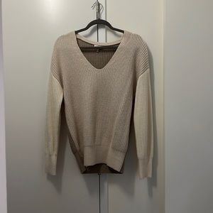 Color Block (beige and grey) Reiss Sweater